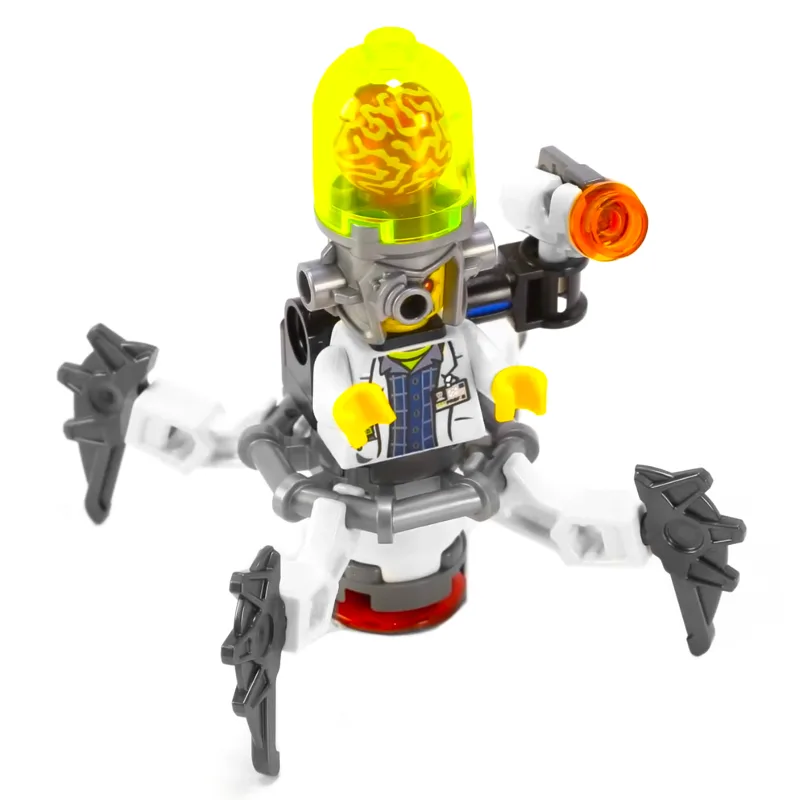 LEGO Minifigur Professor Brainstein with Mechanical Spider Legs