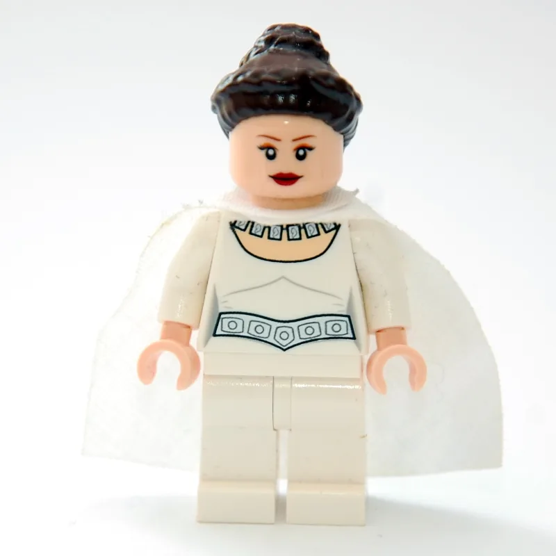 LEGO Minifigur Princess Leia, White Robe, White Cape