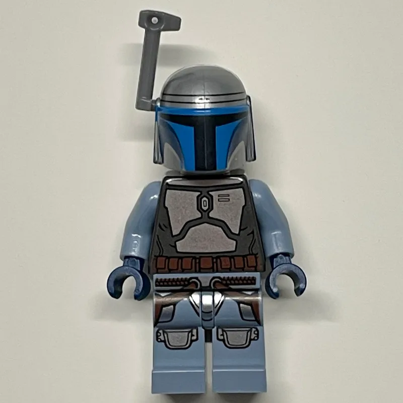 LEGO Minifigur Jango Fett, Pearl Dark Gray Torso