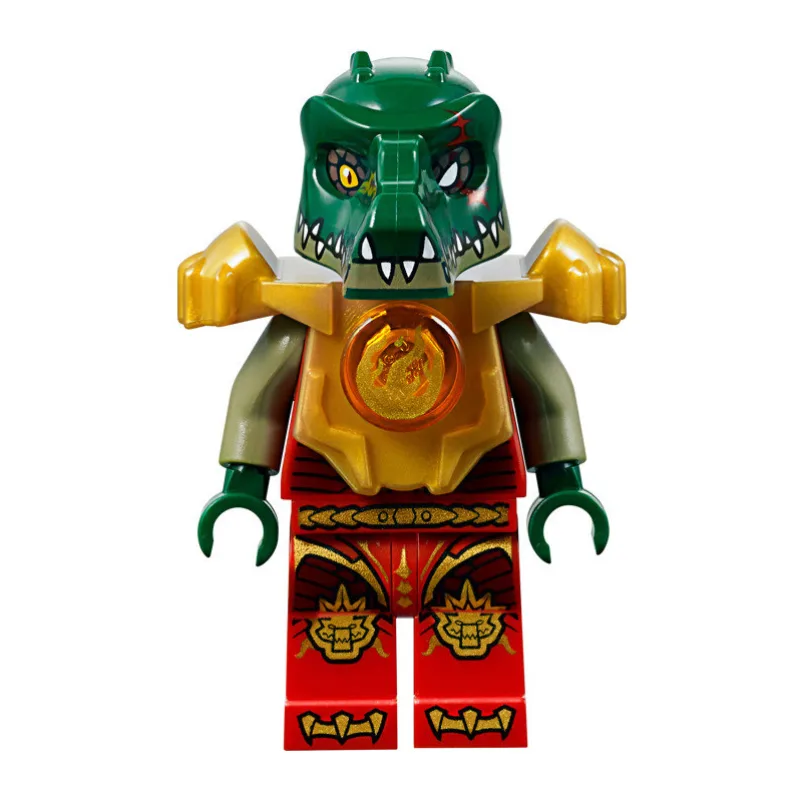 LEGO Minifigur Cragger with Shoulder Armor and Fire Chi