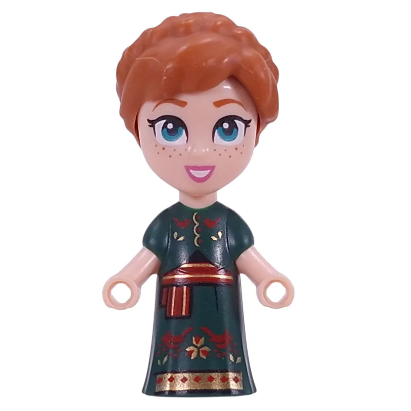 LEGO Minifigur Anna - Microdoll, Dark Green Dress
