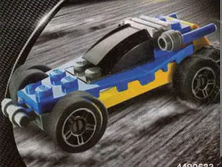 LEGO Blue and Yellow Racer